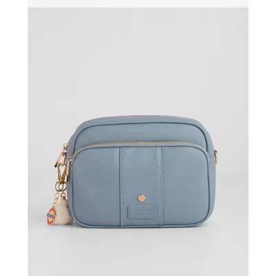 Pom Pom London Original Plus Crossbody Bag In Gray