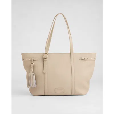 Pom Pom London Pelham Tote Bag In Neutral
