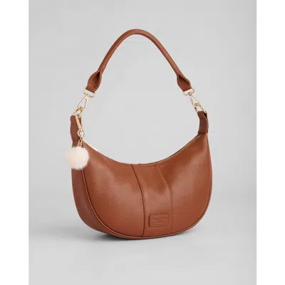 Pom Pom London Sutton Sling Crossbody Bag In Red