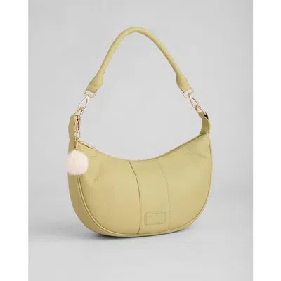 Pom Pom London Sutton Sling Crossbody Bag In Yellow