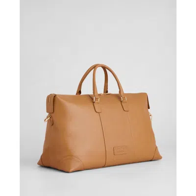 Pom Pom London Weekend Bag In Brown