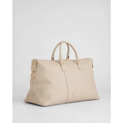 Pom Pom London Weekend Bag In Neutral