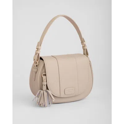 Pom Pom London Wilmington Crossbody Bag In Gray