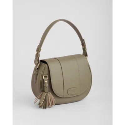 Pom Pom London Wilmington Crossbody Bag In Green