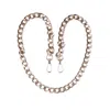 Pom Pom London Women's Chain Strap In Gold In Gold