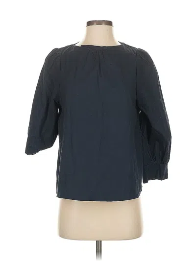 Pre-owned Pomander Place 3/4 Sleeve Blouse In Blue