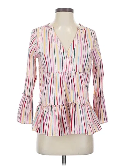 Pre-owned Pomander Place 3/4 Sleeve Blouse In Pink