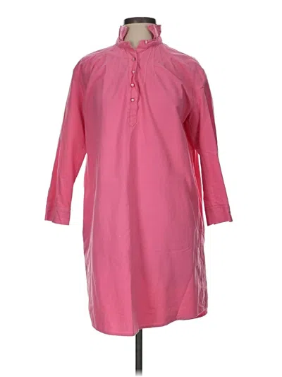 Pre-owned Pomander Place 3/4 Sleeve Button Down Shirt In Pink