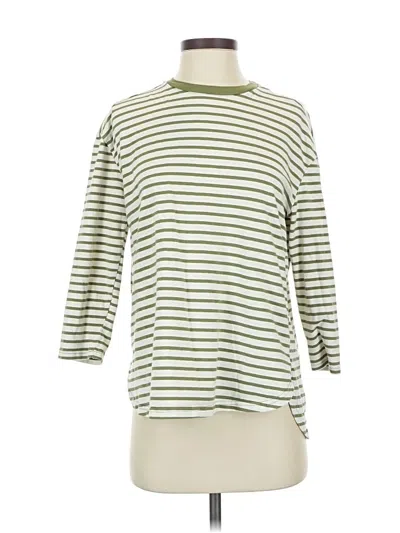 Pre-owned Pomander Place 3/4 Sleeve T-shirt In Green