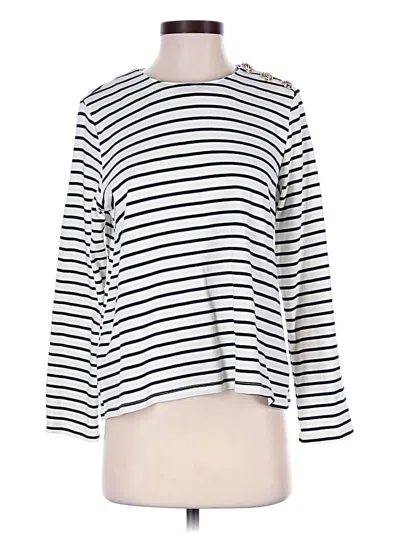Pre-owned Pomander Place 3/4 Sleeve T-shirt In White