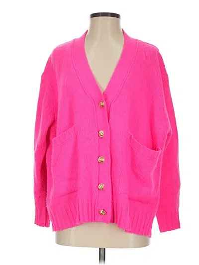 Pre-owned Pomander Place Cardigan Sweater In Pink