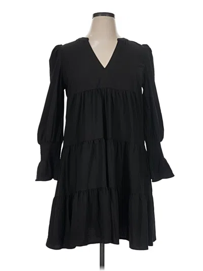 Pre-owned Pomander Place Casual Dress In Black