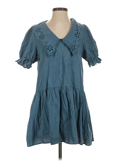 Pre-owned Pomander Place Casual Dress In Blue