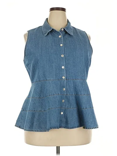 Pre-owned Pomander Place Casual Dress In Blue