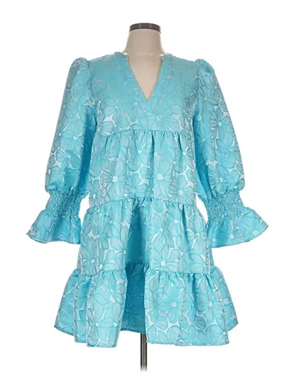 Pre-owned Pomander Place Casual Dress In Blue