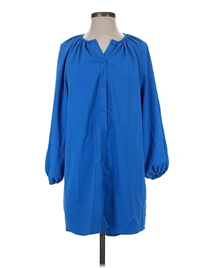Pre-owned Pomander Place Casual Dress In Blue