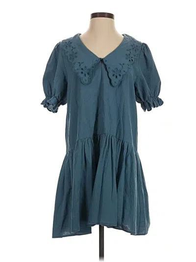 Pre-owned Pomander Place Casual Dress In Blue