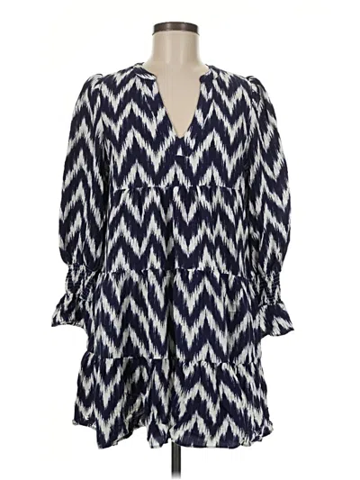 Pre-owned Pomander Place Casual Dress In Blue