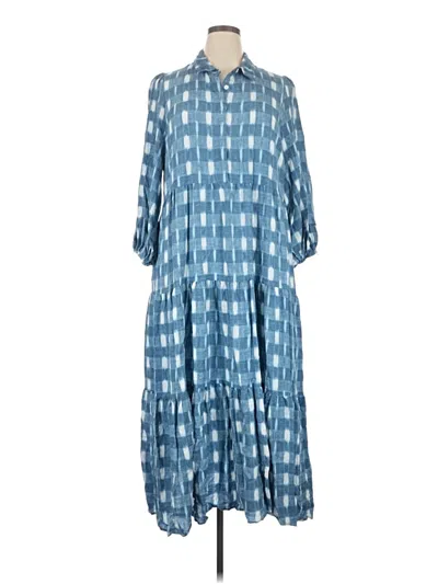 Pre-owned Pomander Place Casual Dress In Blue