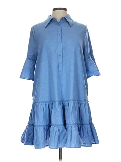 Pre-owned Pomander Place Casual Dress In Blue