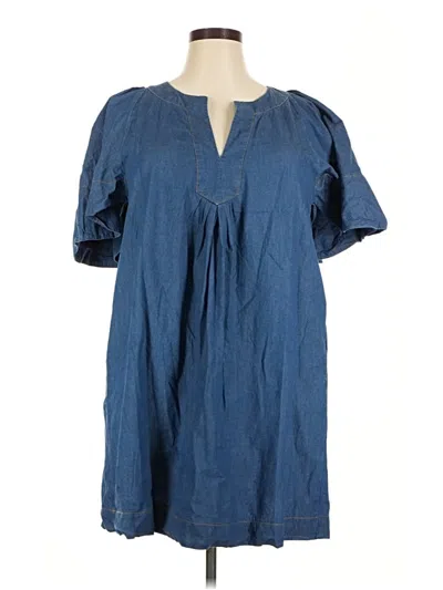 Pre-owned Pomander Place Casual Dress In Blue