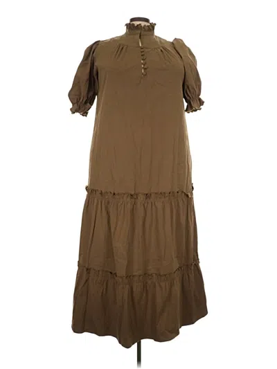 Pre-owned Pomander Place Casual Dress In Brown