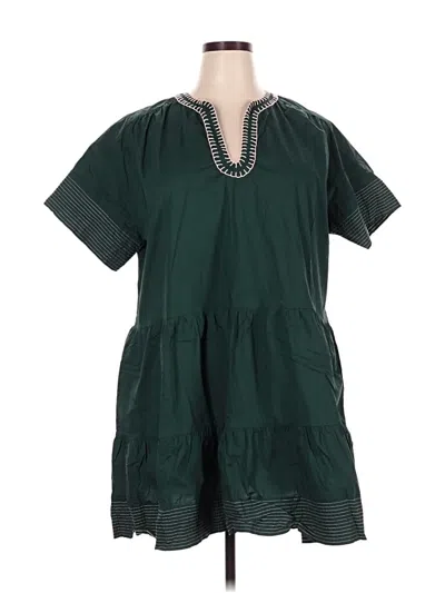 Pre-owned Pomander Place Casual Dress In Green