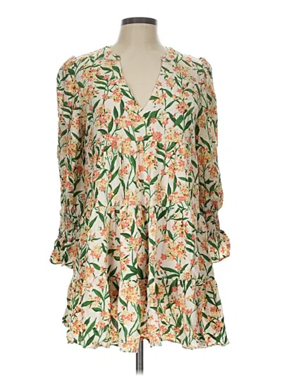 Pre-owned Pomander Place Casual Dress In Green