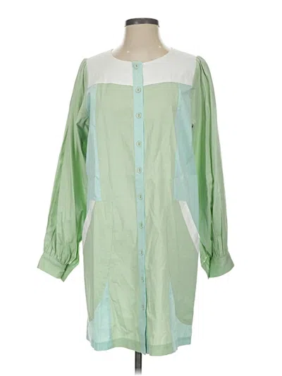 Pre-owned Pomander Place Casual Dress In Green