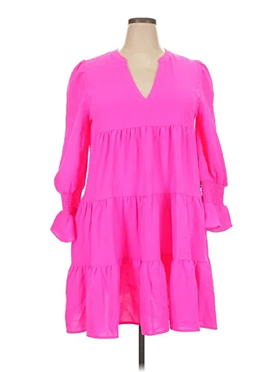 Pre-owned Pomander Place Casual Dress In Pink