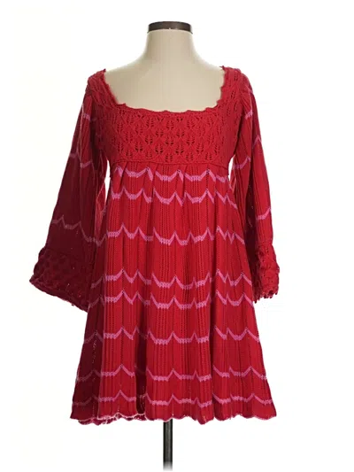 Pre-owned Pomander Place Casual Dress In Red