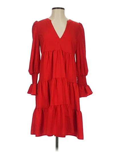 Pre-owned Pomander Place Casual Dress In Red