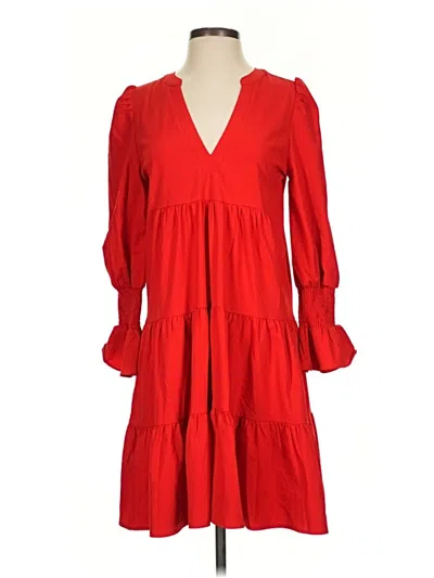 Pre-owned Pomander Place Casual Dress In Red