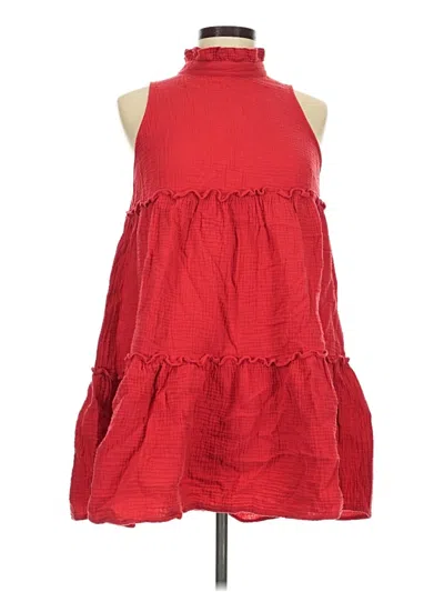 Pre-owned Pomander Place Casual Dress In Red