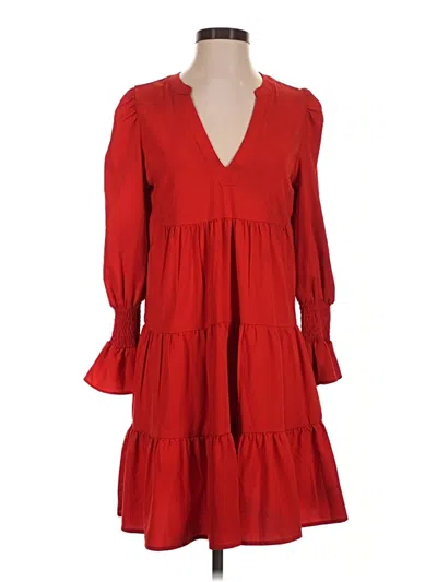 Pre-owned Pomander Place Casual Dress In Red