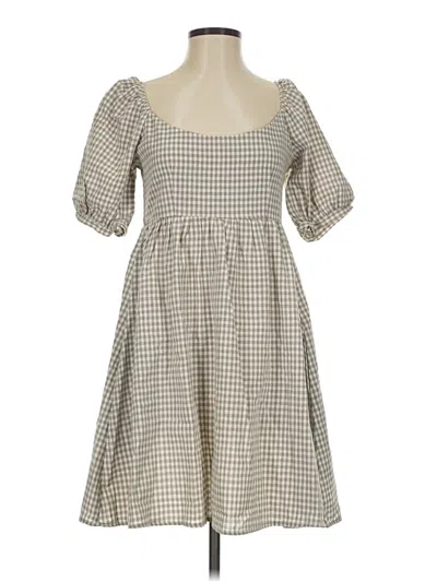 Pre-owned Pomander Place Casual Dress In Tan