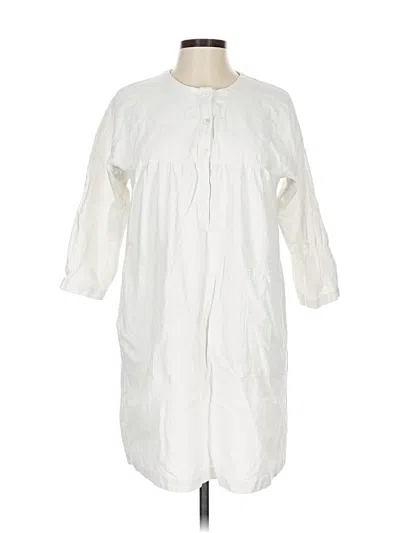 Pre-owned Pomander Place Casual Dress In White
