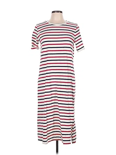 Pre-owned Pomander Place Casual Dress In White