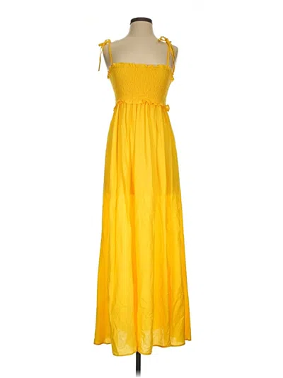 Pre-owned Pomander Place Casual Dress In Yellow