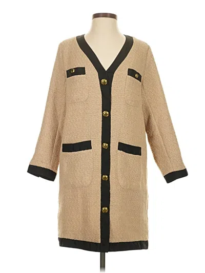 Pre-owned Pomander Place Coat In Brown