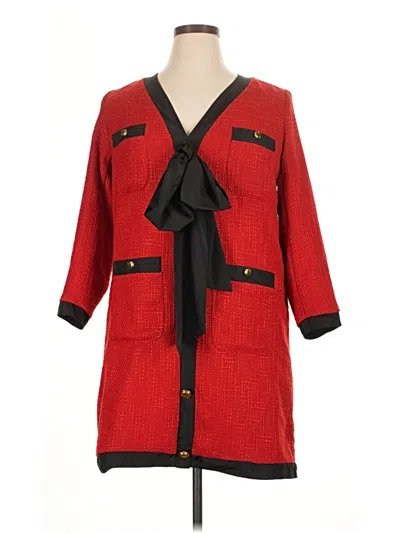 Pre-owned Pomander Place Coat In Red