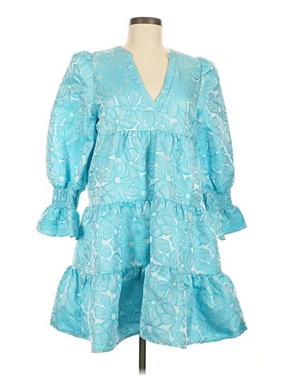 Pre-owned Pomander Place Cocktail Dress In Blue