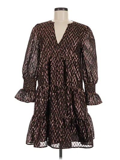 Pre-owned Pomander Place Cocktail Dress In Brown
