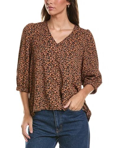 Pomander Place Hollis Blouse In Brown