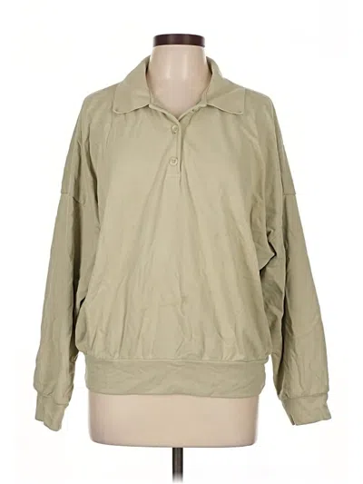 Pre-owned Pomander Place Long Sleeve Blouse In Brown