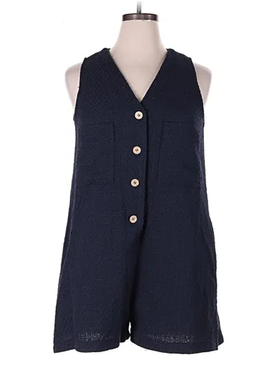 Pre-owned Pomander Place Romper In Blue