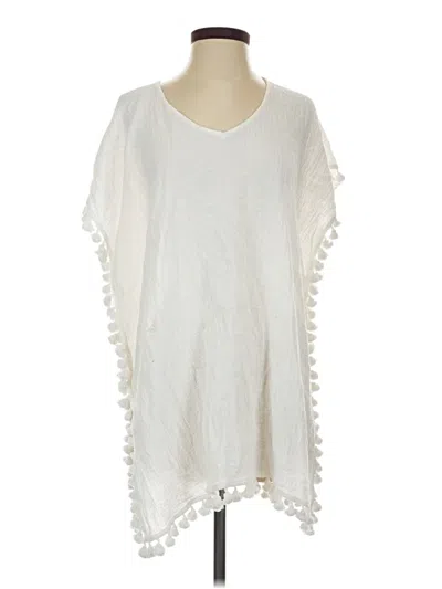 Pre-owned Pomander Place Sleeveless Blouse In Ivory