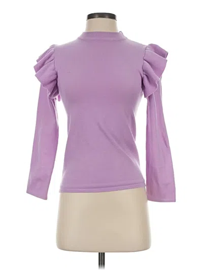 Pre-owned Pomander Place Turtleneck Sweater In Purple