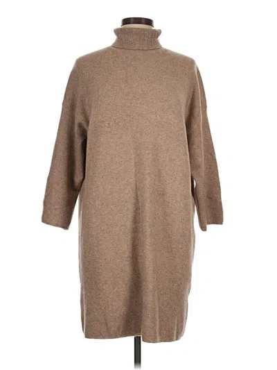 Pre-owned Pomander Place Turtleneck Sweater In Tan