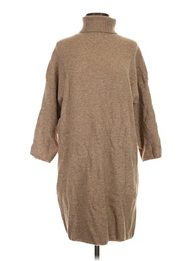 Pre-owned Pomander Place Turtleneck Sweater In Tan